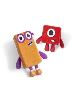 hand2mind Numberblocks One And Two Playful Pals Numberblocks Plush Numberblocks Toys Cute Plushies Plushies Cute stuffed animals Preschool Toys Sensory Toys Imagineative Play Toys  - Image 4