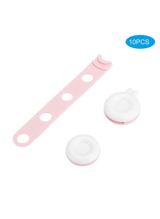 Thoraya Baby Safety Lock Drawers Cabinet Refrigerator Locks Security Protection AccessoryLight Pink  - Image 5