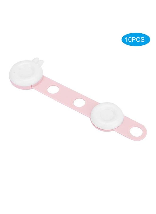 Thoraya Baby Safety Lock Drawers Cabinet Refrigerator Locks Security Protection AccessoryLight Pink  - Image 4