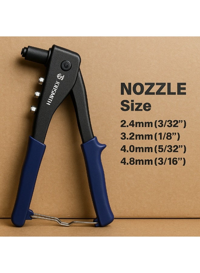 جوب سميث أداة تثبيت مسامير عالية الجودة شديدة التحمل بمقبض واحد، أداة تثبيت مسامير متعددة الاستخدامات للمعادن والألياف والجلود والبلاستيك - Image 3