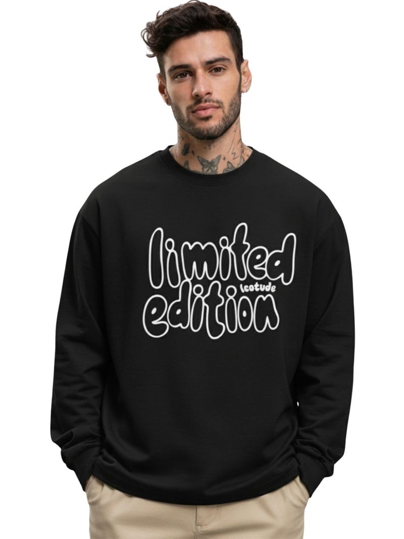 LEOTUDE Men's Oversized Full Sleeve Round Neck Tshirt for Man (FS22_MUSTRD_Leo_P_Multi23_3XL) - Image 4