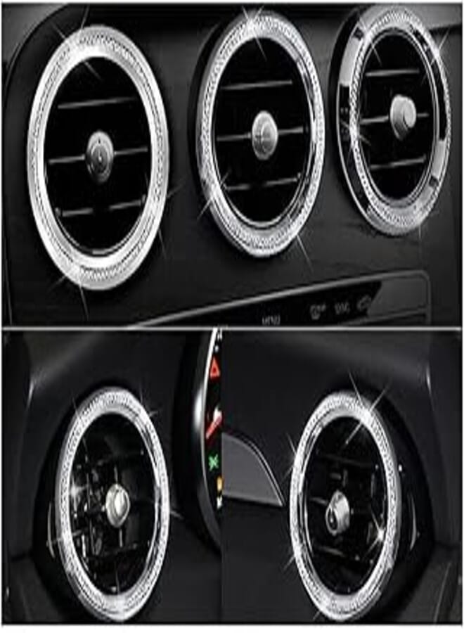Tire Decoration Accessory Compatible with Mercedes C Class 2019 2020 (Gold, 5)