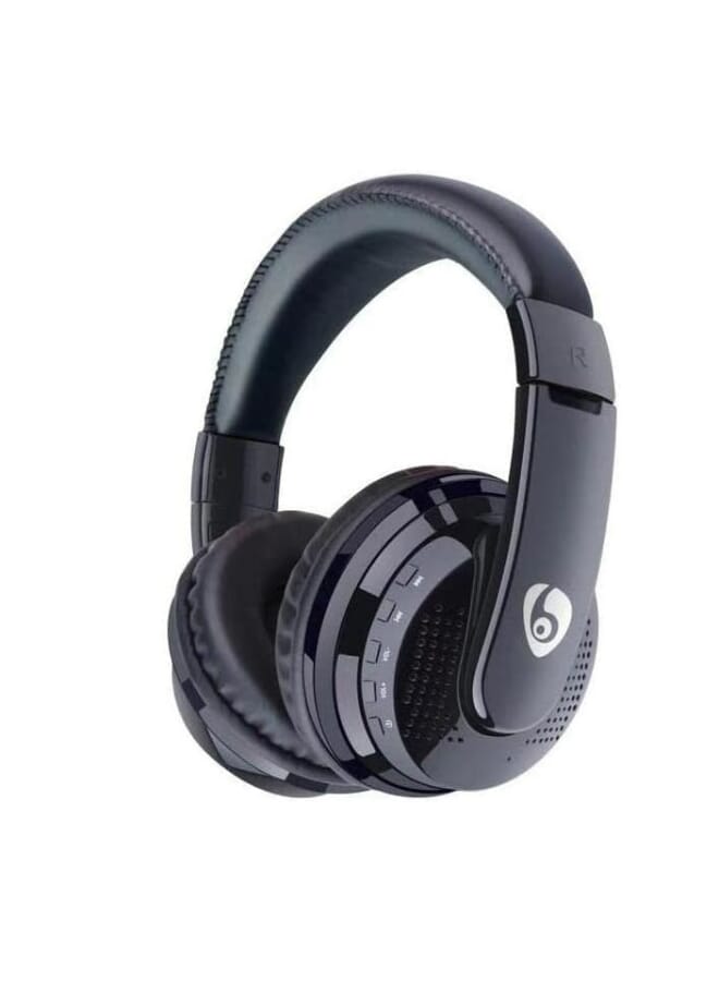 On-Ear Bluetooth Headphone With F, HIFI Card MP3 Player Bluetooth Headset Wireless Earphone