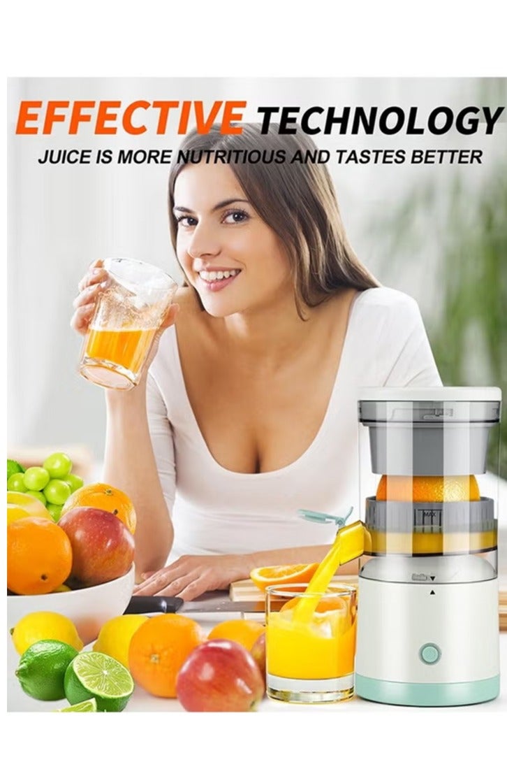 عربست القابلة لإعادة الشحن الكهربائية عصير الحمضيات,USB-C, اللاسلكي, 45W المحمولة عصير البرتقال ضغط,سهلة التشغيل والتنظيف,المدى الطويل الأمد,عصير ممتاز للليمون, الطماطم, العنب, البطيخ(600ML) - Image 3