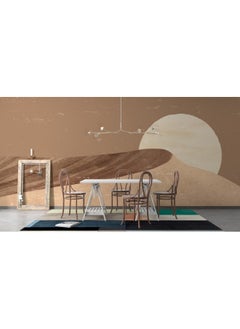 Home Gallery Landscape Boho Aesthetic  Fabric Wallpaper Covers An Area ​​Up To 4.2Mx3M With Adhesive  And Smoothing Tool  - Image 1