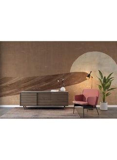 Home Gallery Landscape Boho Aesthetic  Fabric Wallpaper Covers An Area ​​Up To 4.2Mx3M With Adhesive  And Smoothing Tool  - Image 3
