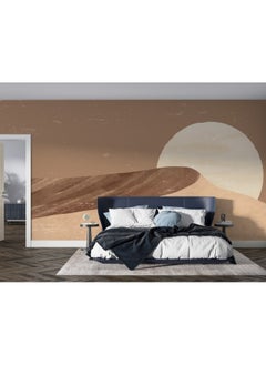 Home Gallery Landscape Boho Aesthetic  Fabric Wallpaper Covers An Area ​​Up To 4.2Mx3M With Adhesive  And Smoothing Tool  - Image 2