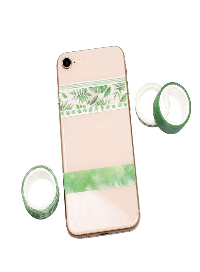 DAPUTOU 8Rolls Green Washi Tape - Image 5