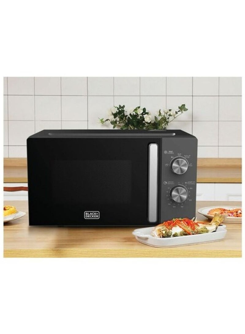 BLACK+DECKER Solo Microwave Oven 20 L 700 W MZ2015P-B5 Black - Image 3