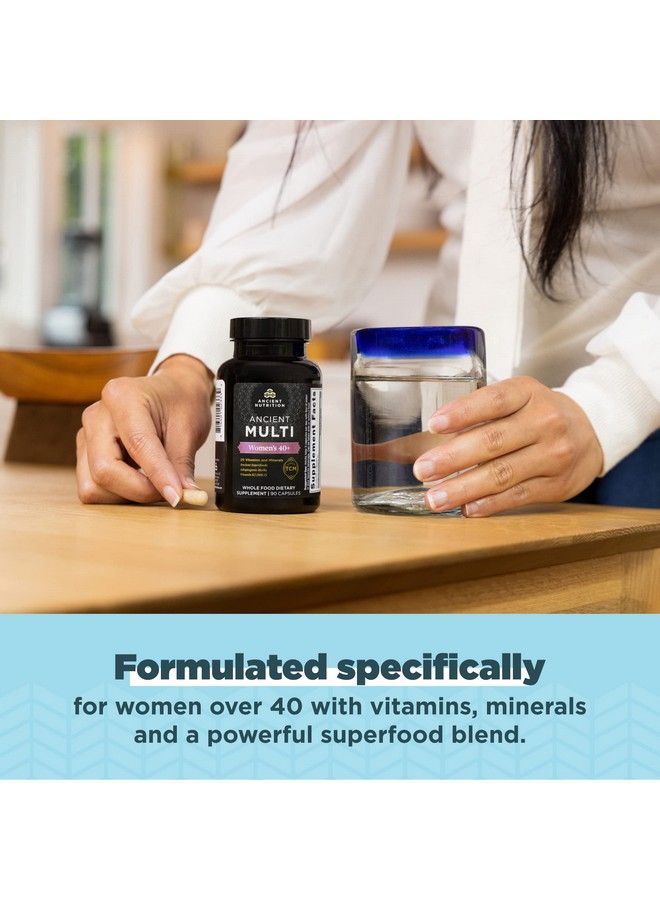 Multivitamin For Women 40 Multi Vitamin And Immune Support With Vitamin D & C 20 Vitamins And Minerals Stress And Sleep Support Supports Bone And Blood Health 90 Capsules