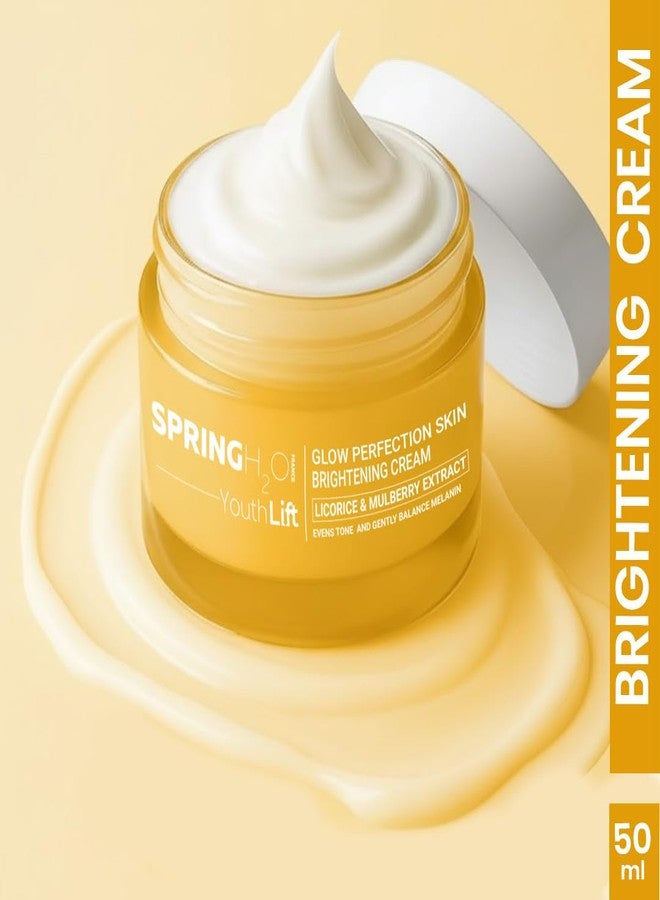 Spring H2O Age Sculpt Anti-Aging Cream + Glow Perfection Brightening Cream Combo | Anti-Wrinkle, Firming & Even Tone Skincare Duo | Hydration, Radiance & Dark Spot Reduction - 2 x 50ml - Image 2