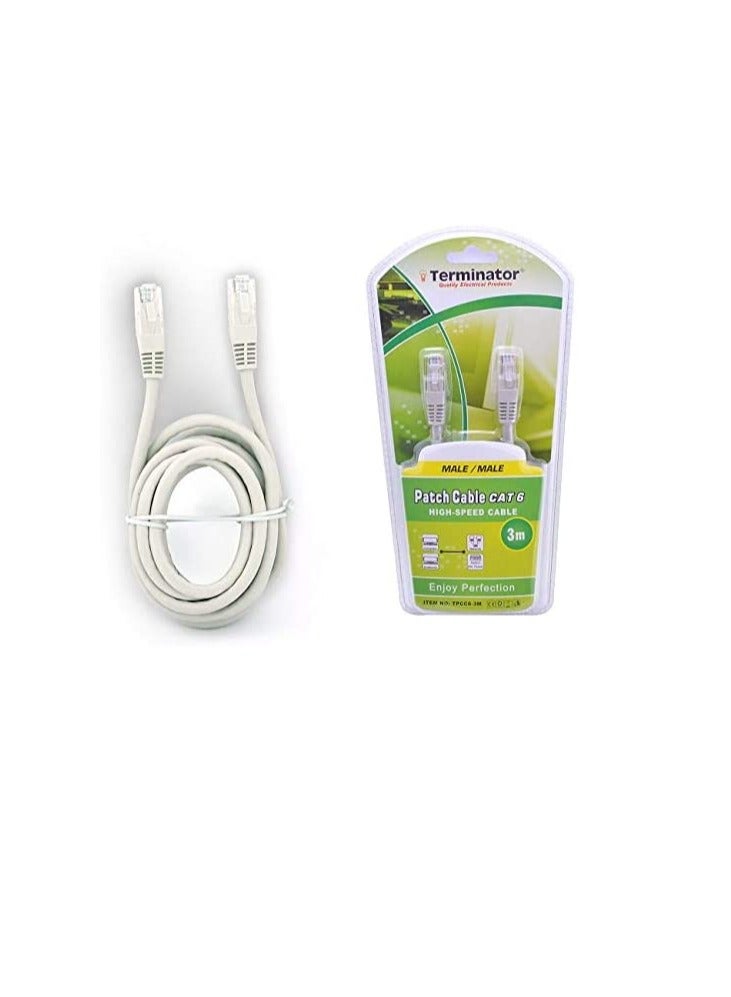ترمينيتور كابل ترمينيتور باتش عالي السرعة CAT6 3.0 متر - TPCC-3 - Image 1