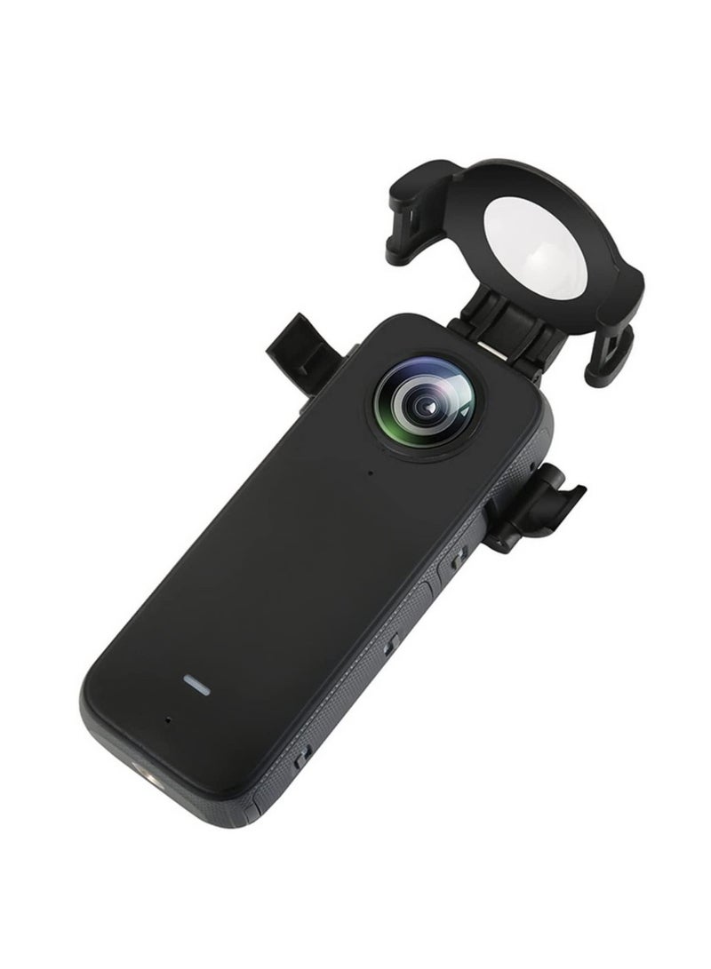 1pcs 9H Protective Shell Case Optical Tempered Glass PC Panoramic Camera Lens Protector Anti-scratch Accessories Compatible with Insta360 ONE X3  - Image 3