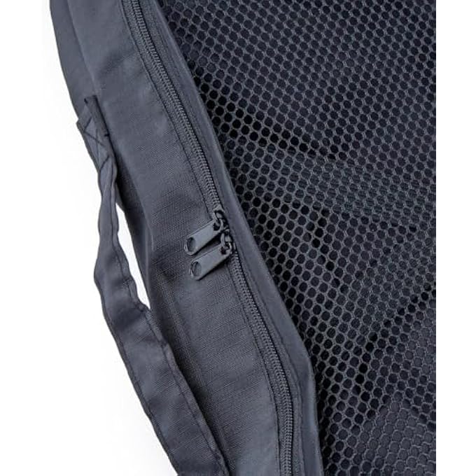 Daiso TRAVEL STORAGE CASE WITH RUBBER BAND, BLACK - Image 2