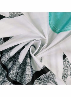 Excefore Shower Curtain Floral Butterfly White Daisy Shower Curtain for Bathroom Farmhouse Rustic Bathroom Curtain with 12 Hooks Waterproof Fabric Flower Bathroom Shower Curtains 72" x 72" (Grey)  - Image 5