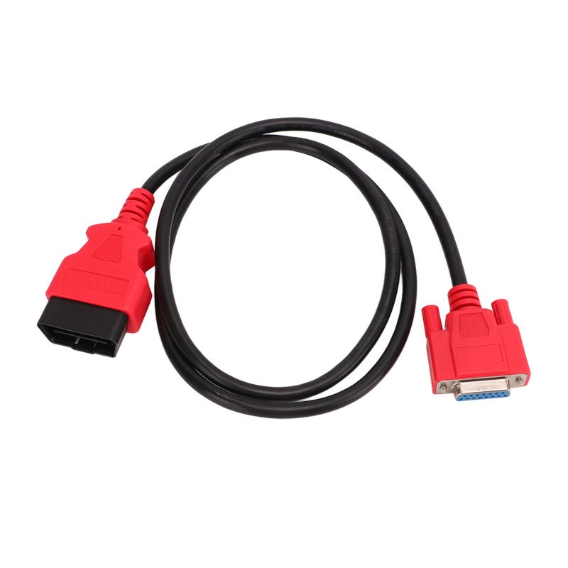 كابل ماسح OBD2: موصل 15 سنًا، مادة PVC مطاطية متينة - كابل تشخيص بديل لنقل البيانات بشكل أسرع ومحول لأدوات تشخيص السيارات Maxisys MS906 وMS906 PRO وMS906TS - Image 5