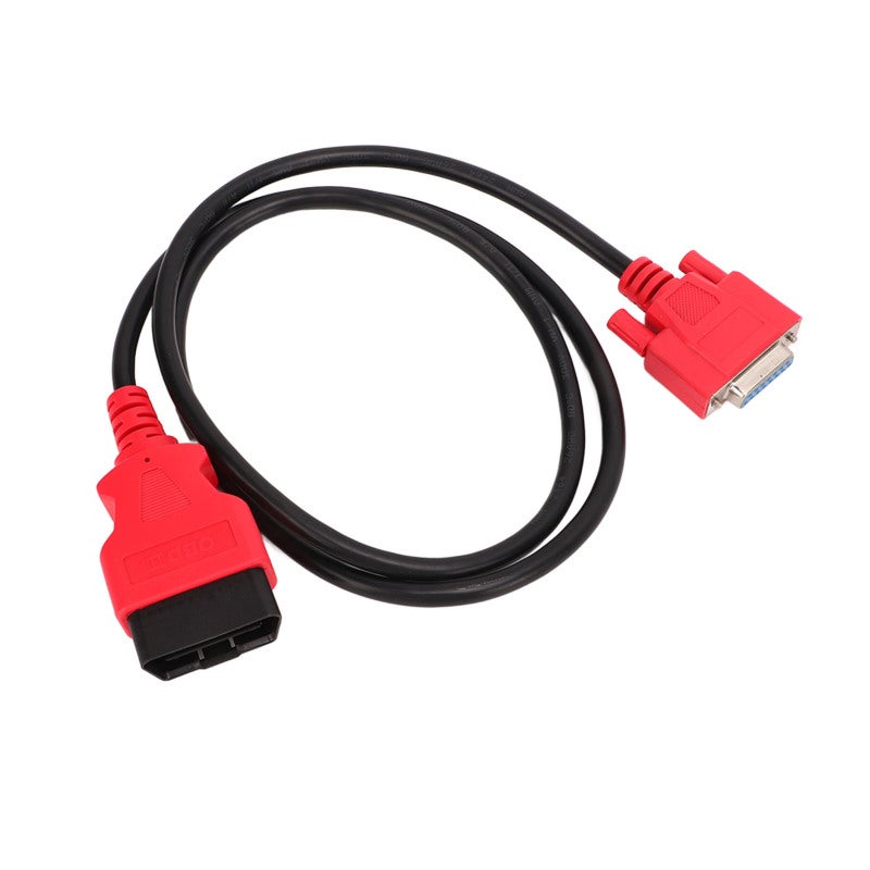كابل ماسح OBD2: موصل 15 سنًا، مادة PVC مطاطية متينة - كابل تشخيص بديل لنقل البيانات بشكل أسرع ومحول لأدوات تشخيص السيارات Maxisys MS906 وMS906 PRO وMS906TS - Image 1