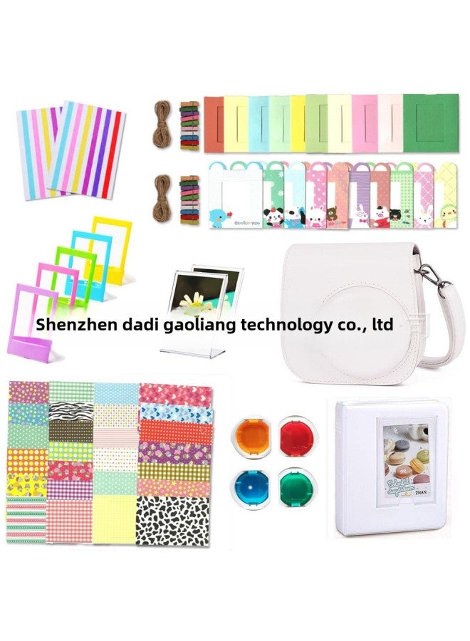 Generic Polaroid Mini 11 Accessories Suit Digital Mini Camera Bag Album Photo Frame/sticker Filter 12-piece Set-Color:White  - Image 1