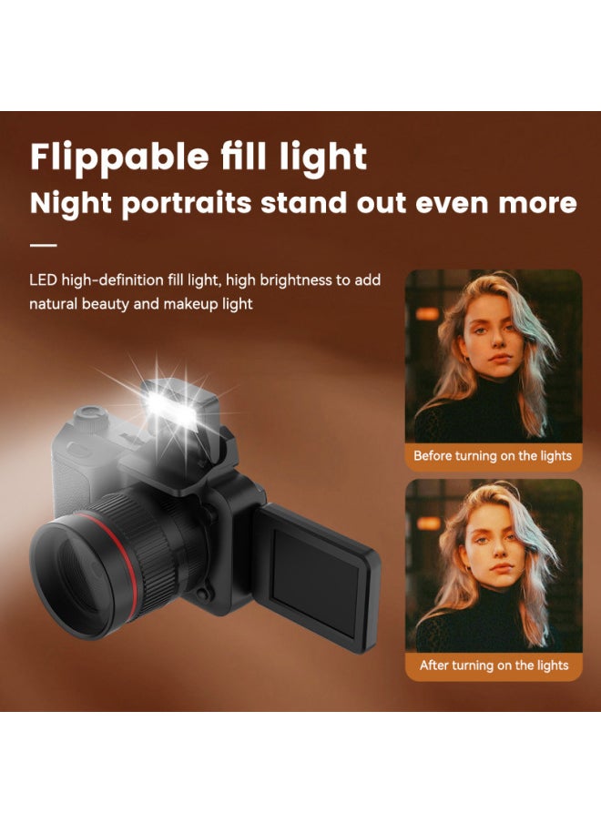 Generic Source Y5000 Camera Student Retro Digital Video Camera LCD Display Flash VLOG Camera-Body Color:Y5000 Camera  - Image 4