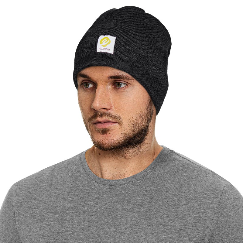 Fullsheild FR Double-Layer Thermal Knit Beanie Cap Warm Winter Flame Resistant Head Covering Welding Hat Black - Image 5