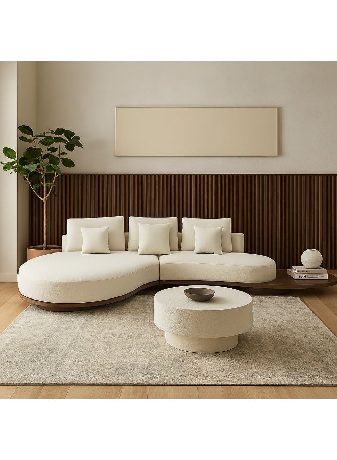 Baytonia Modern sofa set in different shapes - beige - Image 1