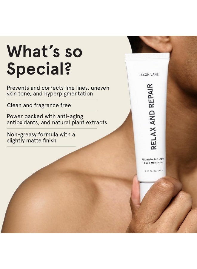 JAXON LANE RELAX AND REPAIR Anti Aging Face Moisturizer for Men | Anti Wrinkle Cream for Face, Night Cream, Eye Cream with Niacinamide (Vitamin B3), Hyaluronic Acid, Vitamin E & Ceramides For Skin - Image 4