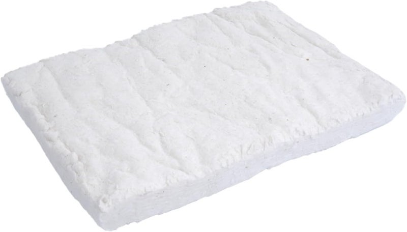 Repeated detach compatible build Calcium Magnesium Silicate Fiber Fireplace Blanket, White High-Temperature Insulation for Firebox Safety, Gel Burner, Bioethanol Ceramic Wool Compatible, Leak-Proof Design, Easy Cut(30X20X3CM) All condition resistant crafted quality - Image 5