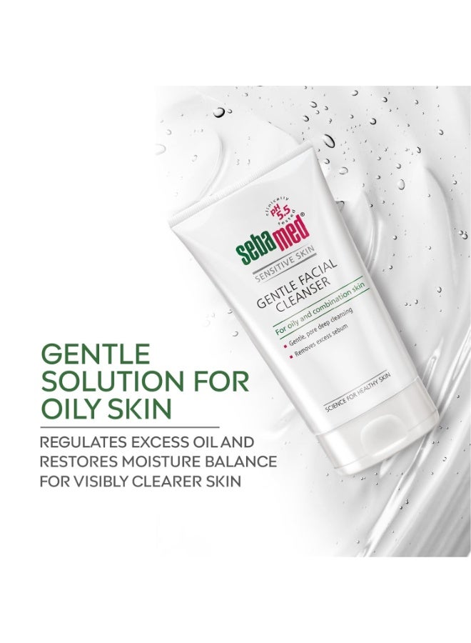 Sebamed gentle facial cleanser for oily & combination skin | pH5.5 | Daily Face Wash for acne prone skin | Provitamin B5 | Gentle foam | Protect skin's natural barrier, 150ml - Image 3