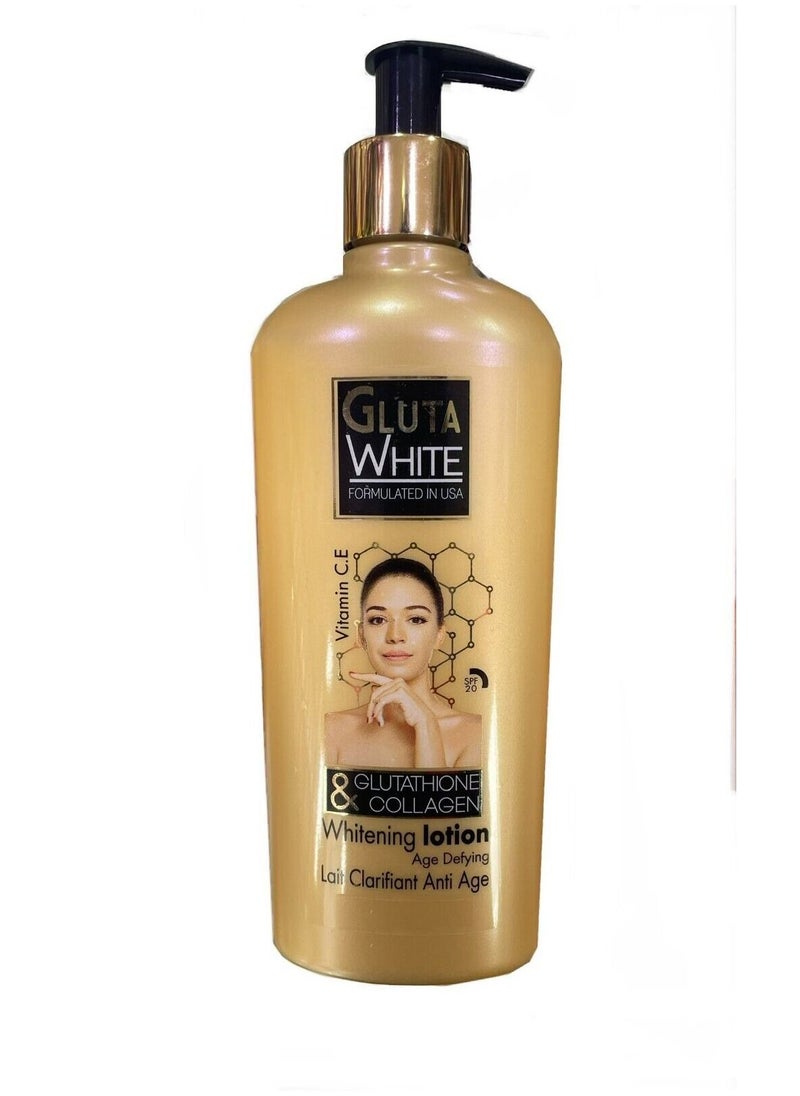 Gluta White - Glutathione & Collagen Whitening Body Lotion 250ml - Image 1