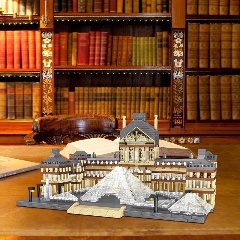 CSNRHG Paris Louvre Museum Model Building Blocks Set Micro Bricks World-Famous Architecture Educational Toy for Children and Adults 3377 Pieces Birthday - Image 5