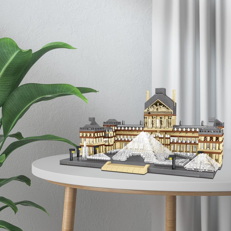 CSNRHG Paris Louvre Museum Model Building Blocks Set Micro Bricks World-Famous Architecture Educational Toy for Children and Adults 3377 Pieces Birthday - Image 4