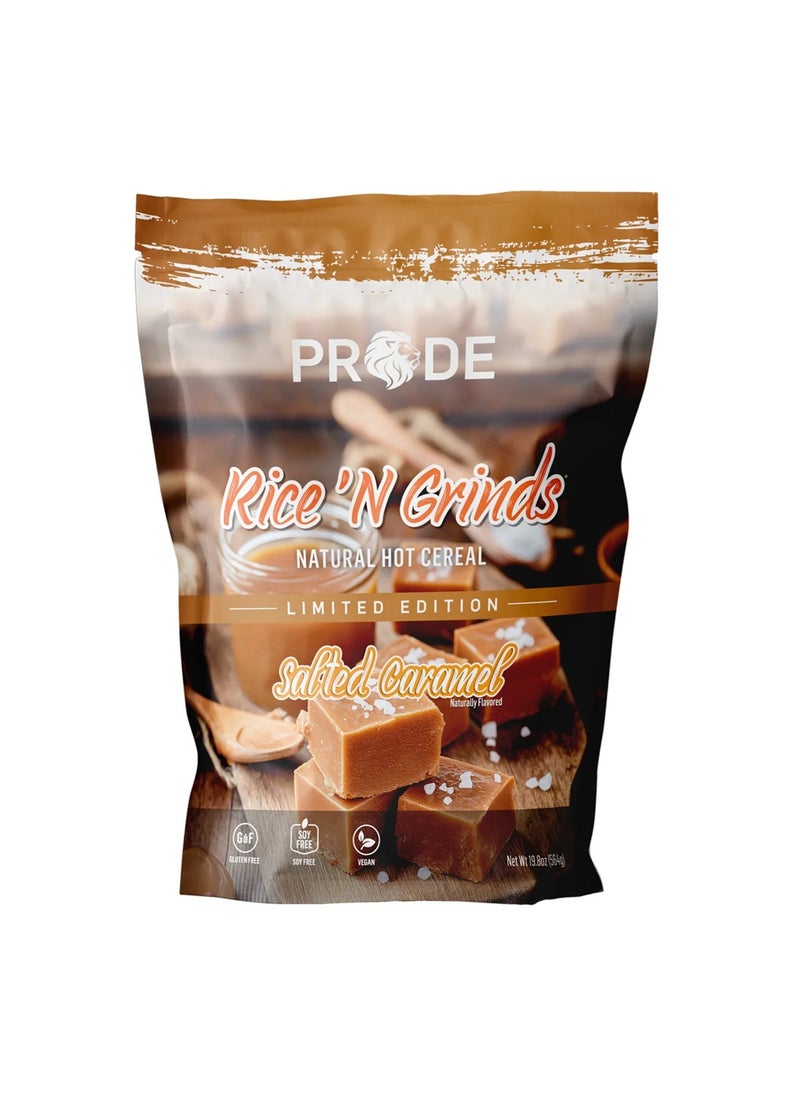 Pride Foods RICE N GRINDS CREAM OF RICE - SALTED CARAMEL - 564G  - Image 1
