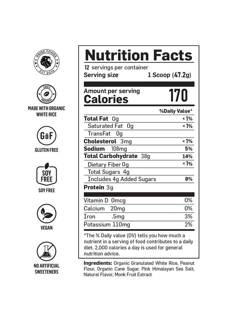 Pride Foods RICE N GRINDS CREAM OF RICE - SALTED CARAMEL - 564G  - Image 4