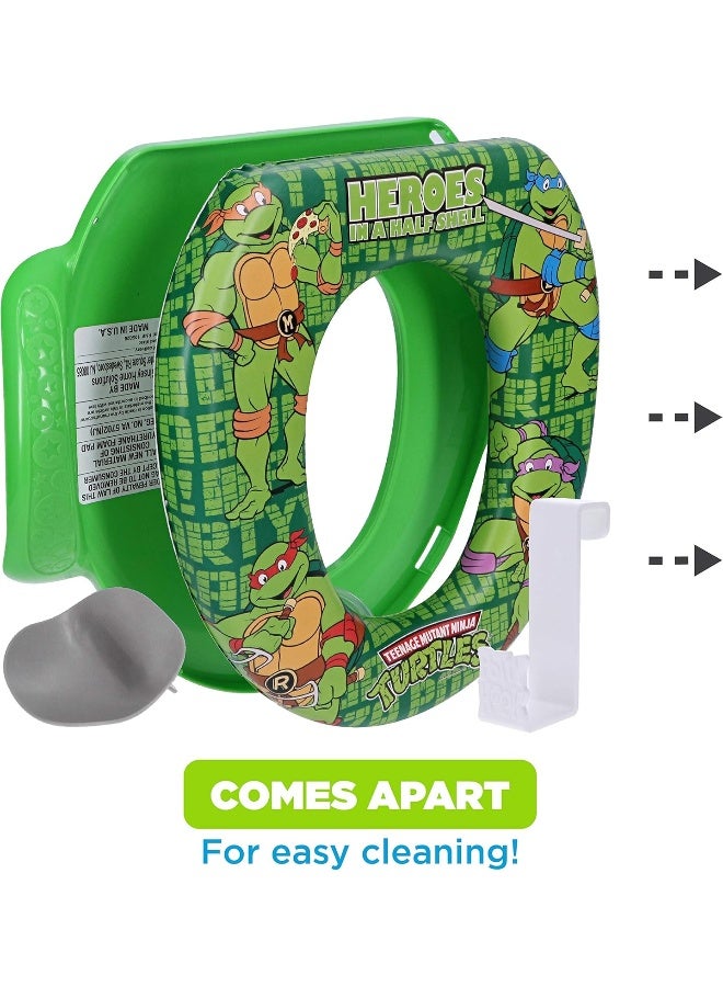 Nickelodeon TMNT "Half Shell" Soft Potty Seat and Potty Training Seat - Soft Cushion, Baby Potty Training, Safe, Easy to Clean - Image 4
