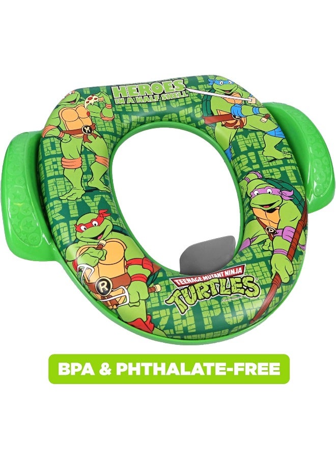 Nickelodeon TMNT "Half Shell" Soft Potty Seat and Potty Training Seat - Soft Cushion, Baby Potty Training, Safe, Easy to Clean - Image 5