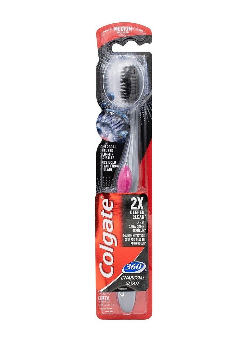 Colgate 360 Charcoal Toothbrush medium Multi Color - pzsku/Z6C863D7F67236B8F10B7Z/45/_/1727907766/58393b8c-c07c-4c56-81cf-b504a57870ea