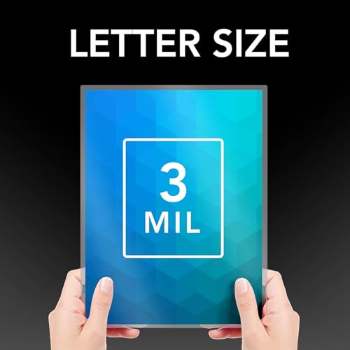 GBC أوراق الترقق من GBC، أكياس الترقق الحرارية بحجم رسالة، 3 مل، حراري شفاف، عبوة 200 (3202062) - Image 2