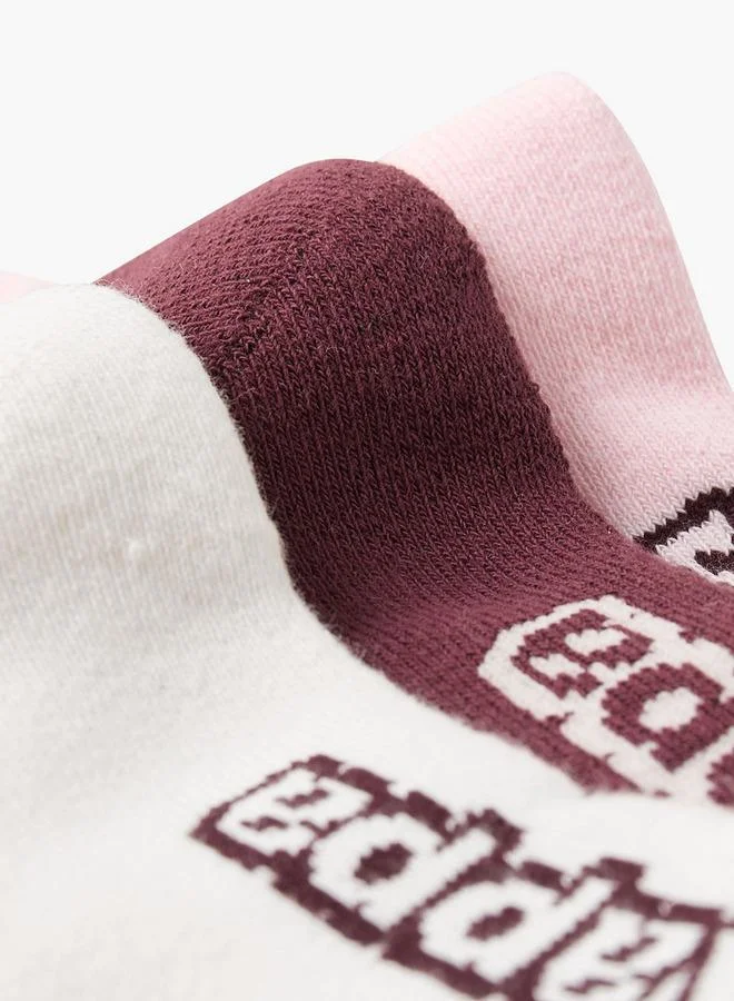 Kappa Multicolour Kappa Pack of 3 Ankle Length Socks for Women | Best Price UAE