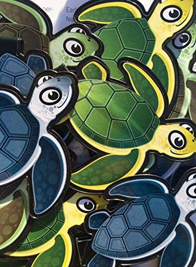 Folio SEA Turtle Bulk Animal Clip Bookmarks for Students Kids Teens Girls Boys Pack of 20 Funny Bookmarks Reading Incentives and Awards Reading Programs Birthday Party Favors Classroom Prizes - Image 3