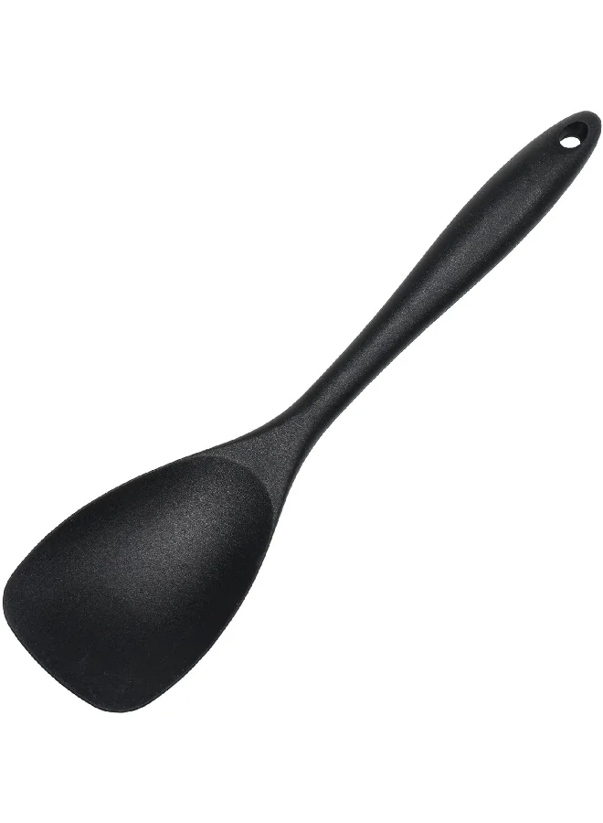 Chef Craft Premium Dishwasher Safe Silicone Spoon Spatula Black 11.5inch 13667