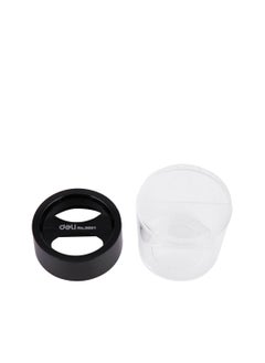 Deli Clip Dispenser Clear/Black /Deli Magnetic Paper Clip Dispenser  - Image 5