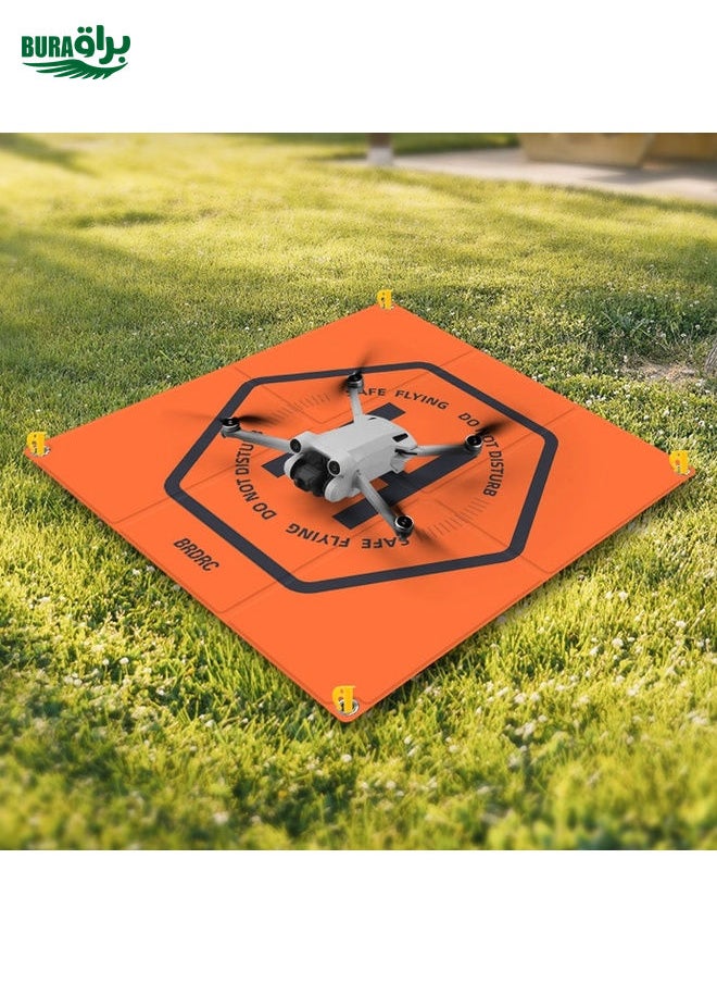براق لـ DJI Mavic Mini 3Pro/Air3/Avata BRDRC Drone Landing Pad ، الحجم: 65 × 65 سم  - Image 1