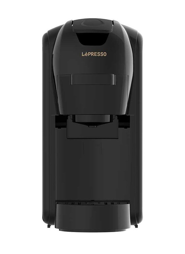 LePRESSO - Lieto 3 in 1 Multifunction Capsule Coffee Machine 0.6L Capacity, Compatible with Nespresso, Dolce Gusto & Powder Coffee, 19 Bar Pump, High Power, Efficient Brew Coffee Maker- Black - Image 1