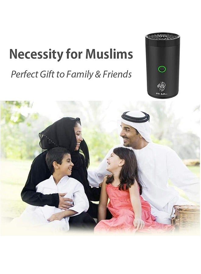 Oud Bukhoor Usb Type-C Rechargeable Car Power Burner Black - Image 4