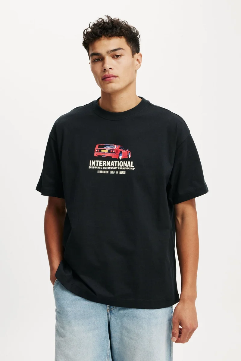 كوتون اون Box Fit Graphic T-Shirt