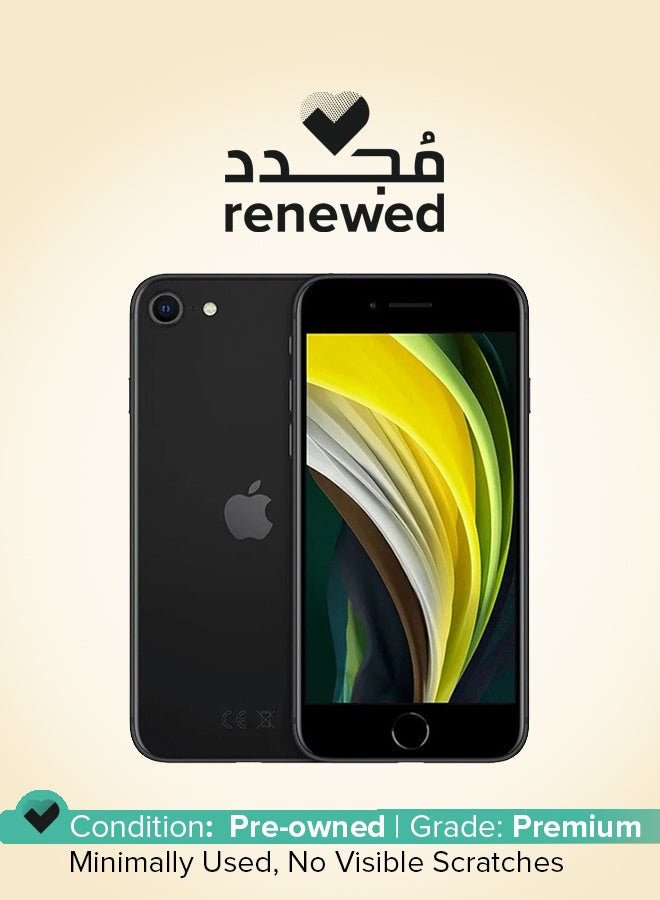 Apple Renewed - iPhone SE 2nd Gen 128GB Black 4G - International Version - Image 1