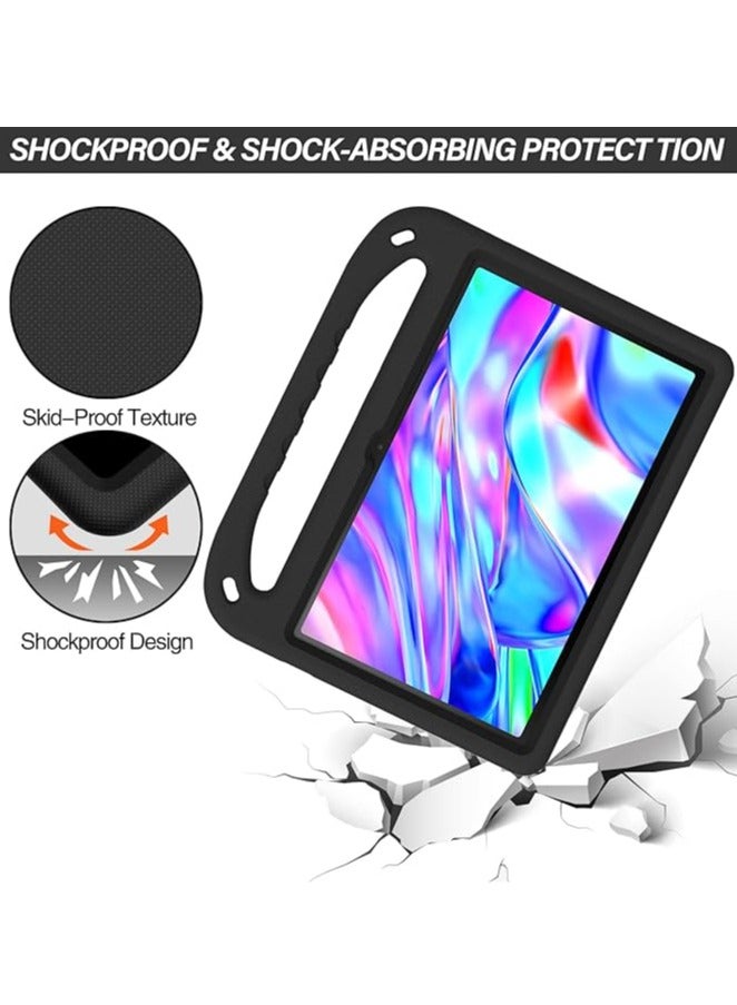 عام واقي حافظة لوحي Lenovo Tab M10 Plus الجيل الثالث 2022 بحجم 10.6 إنش، مصممة خصيصًا لحماية الجهاز وتوفير مقبض مريح للاستخدام بواسطة الأطفال، مصنوعة من مادة EVA خفيفة الوزن. - Image 4