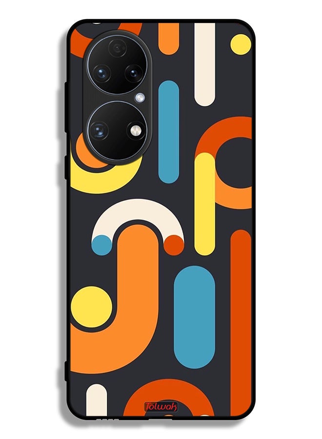 Tolwak Huawei P50 Protective Case Cover Pattern - Image 2