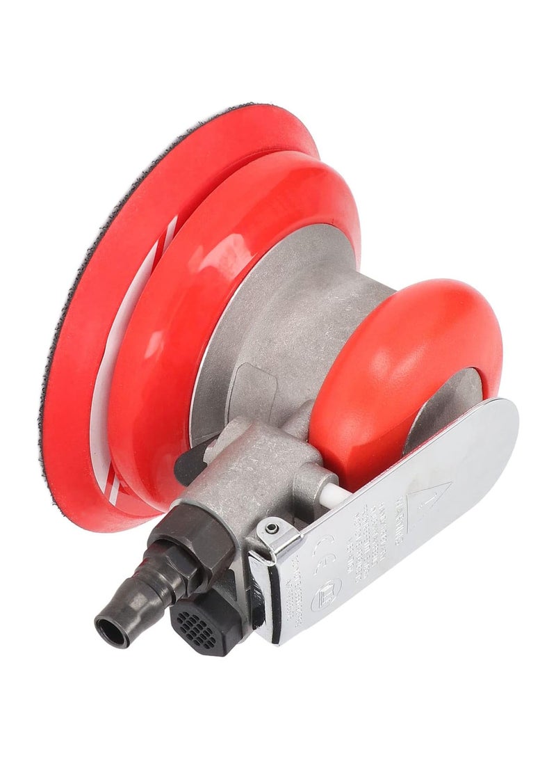 GGOOT Air Random Orbital Sander, 5in Air Orbital Sander Pneumatic Polisher Sandpaper Palm Sanding Machine for Car Furniture Detail Sanding Polishing - Image 5