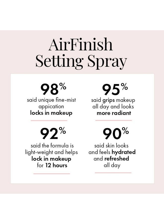 Jerome Alexander Magicminerals Airfinish Setting Spray Longlasting Finishing Spray Weightlessfeel Flawless Matte Coverage  - Image 3